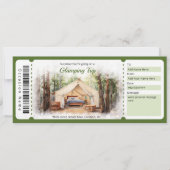 Surprise Glamping Trip Voucher Sjabloon Kaart (Voorkant)