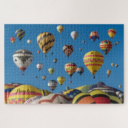 Surprise Hot Air Ballon Marriage Voorstel Puzzle Legpuzzel (Horizontaal)