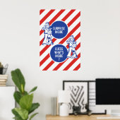 Surprise Inside – Vintage Snoepdoos Muur Kunstprin Poster (Thuiskantoor)