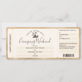 Surprise Instapass Ticket Camping Weekend Kaart (Voorkant)