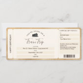 Surprise Instapassage Treinreis Ticket Kaart (Voorkant)