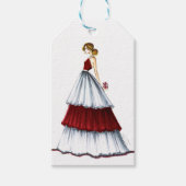 Surprise Kerst Mode Illustratie Label Cadeaulabel (Voorkant)