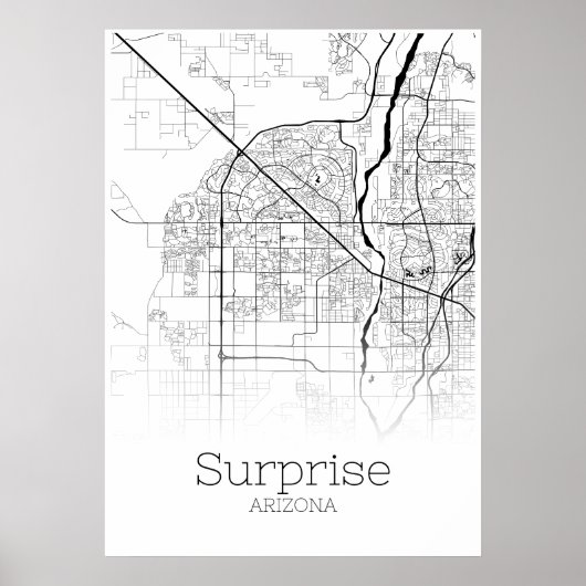 Surprise Map - Arizona - City Map Poster (Voorkant)