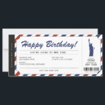 Surprise New York Trip Boarding Pass Travel Ticket<br><div class="desc">EDITABLE. Geef je familie en vrienden een New Yorkse reis! Pas vandaag uw instapkaart aan! Stuur me een bericht voor een aangepast ontwerp.</div>