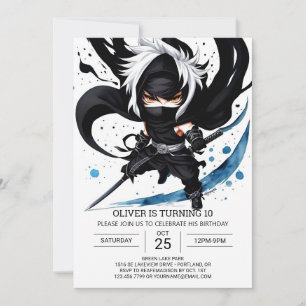 Surprise Ninja Adventure Kinderen Verjaardag Kaart