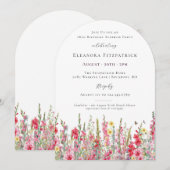 SURPRISE PARTY 18th Birthday August Birth Flower Kaart (Voorkant / Achterkant)