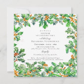 SURPRISE PARTY 19th Birthday December Birth Flower Kaart (Voorkant)