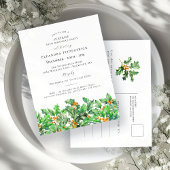 SURPRISE PARTY 30th Birthday December Birth Flower Uitnodiging Briefkaart