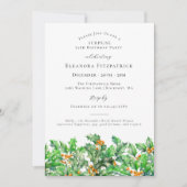 SURPRISE PARTY 35th Holly December Birth Flower Kaart (Voorkant)