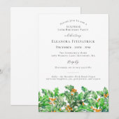 SURPRISE PARTY 70th Holly December Birth Flower Kaart (Voorkant / Achterkant)