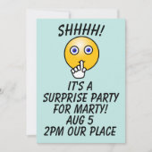 SURPRISE PARTY AANGEPASTE UITNODIGINGEN (Voorkant)