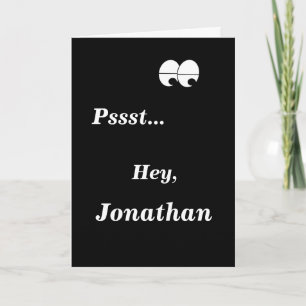 Surprise Party Funny Birthday Greeting Kaart