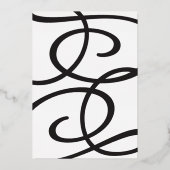 Surprise Party Goud Folie Uitnodiging (Achterkant)