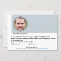 Surprise Party Grappig Twitter Joke Post uitnodigi