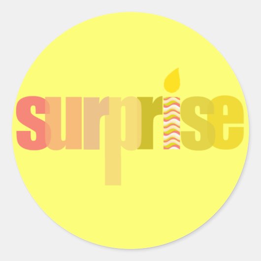 Surprise Party Stickers (Voorkant)