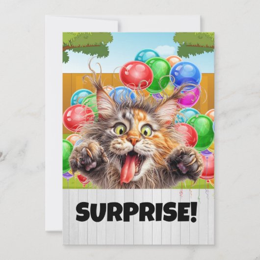 SURPRISE Party Uitnodiging (Voorkant)