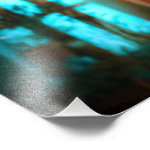 Surprise, Peeking Out From a Door Foto Afdruk (Hoek)