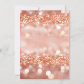 Surprise Pensioen Party Invitation Roos Gold Kaart (Achterkant)