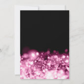 SURPRISE Photo 50th Birthday Hot Pink Midnight Kaart (Achterkant)