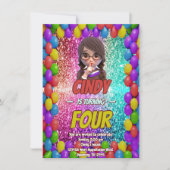 Surprise Quiet Secret verjaardagsuitnodiging Kaart (Voorkant)