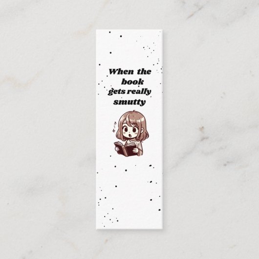 Surprise Reader card Bladwijzer Contactkaartje (Voorkant)