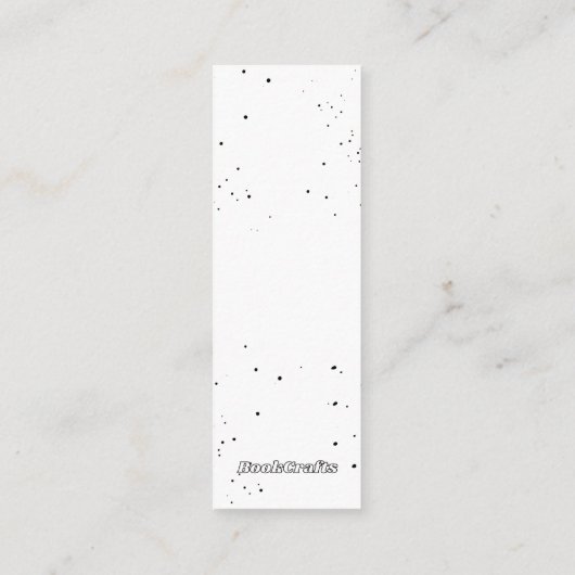 Surprise Reader card Bladwijzer Contactkaartje (Achterkant)