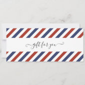 Surprise Treinreis Ticket Cadeau Bon Kaart (Achterkant)