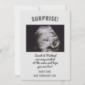 Surprise Ultrasound foto's Zwangerschap Aankondiging (Voorkant)