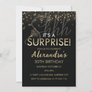 Surprise Verjaardagsfeest voor vrouwen, Mannen Zwa Kaart