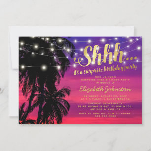 Surprise verjaardagsfeestje op Sunset Beach met gl Kaart