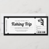 Surprise-visvissentocht cadeaubewijs kaart (Voorkant)