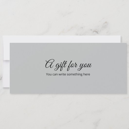 Surprise Weekend Getaway cadeaubon Kaart (Achterkant)