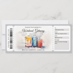 Surprise Weekend Getaway cadeaubon Kaart