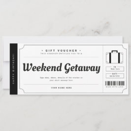 Surprise weekenduitstap cadeaubon kaart