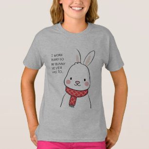 Surprised Bunny T-Shirt – Schattigee Bunny Reactie