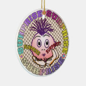 Surprised Face  Keramisch Ornament (Rechts)