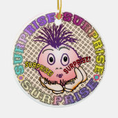 Surprised Face  Keramisch Ornament (Voorkant)