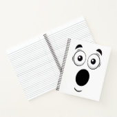Surprised Face Notebook Notitieboek (Binnen)