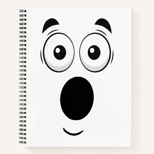 Surprised Face Notebook Notitieboek (Voorkant)