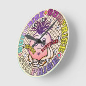 Surprised Face Ronde Klok (Hoek)