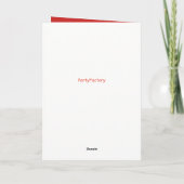 Surprised Santa Greeting Card Feestdagen Kaart (Achterkant)