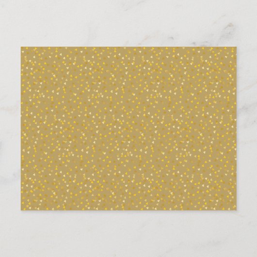 Surprisefeest 50ste Gouden Jubileum Confetti Briefkaart (Achterkant)