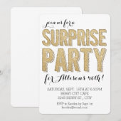 Surprisefeest Glitter Kaart (Voorkant / Achterkant)