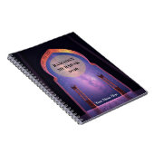 Surreal 3D Islamic Arch Night Notitieboek (Rechterzijde)