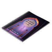 Surreal 3D Islamic Arch Night Notitieboek (Linkerzijde)