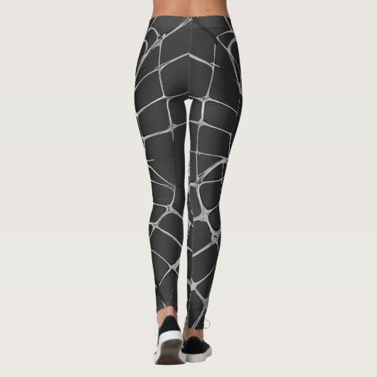 Surreal Abstract Portrait Leggings (Achterkant)