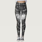 Surreal Abstract Portrait Leggings (Voorkant)