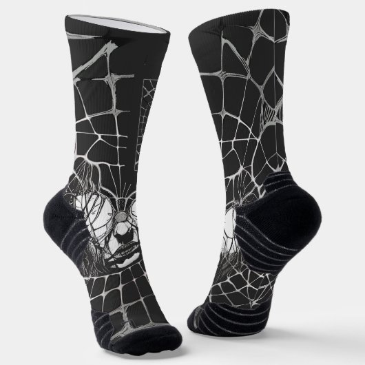 Surreal Abstract Portrait Sokken (Gebogen)