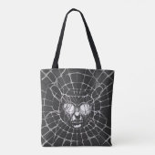 Surreal Abstract Portrait Tote Bag (Achterkant)