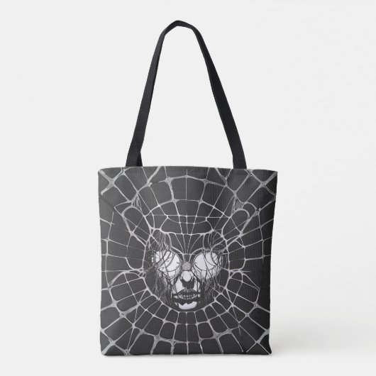 Surreal Abstract Portrait Tote Bag (Achterkant)